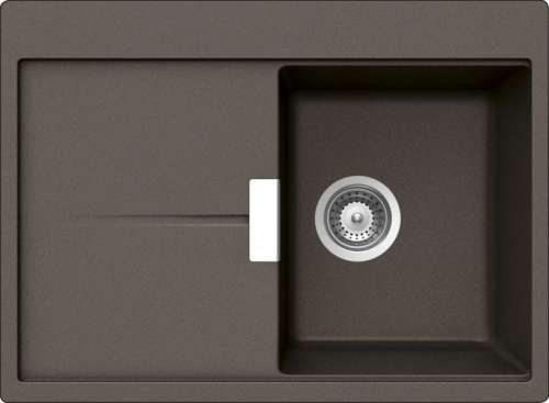 Мойка  Horizont 40D Small (D-100S) Cristadur 680х500, бронза
