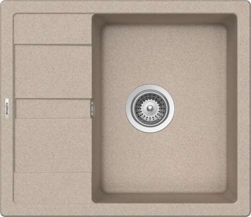 Мойка  Optima 45D  Cristalite, 580х500, саббиа
