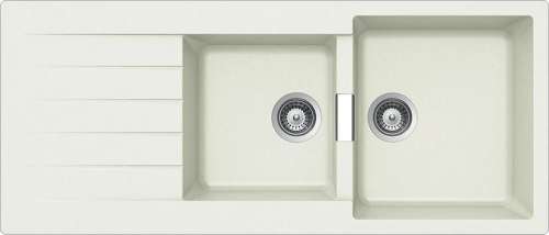 Мойка  Primus 80D (D-200) Cristalite, 1160x500, альпина