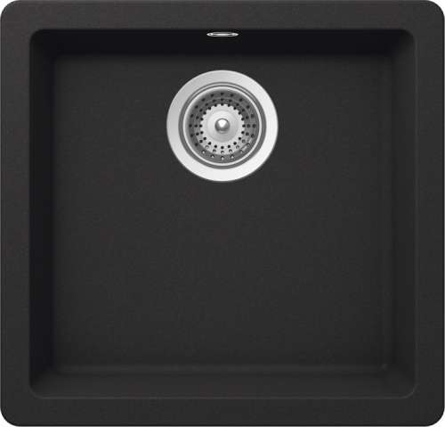 Мойка  Quadro 50 (N-100S) Cristalite, 450x430, оникс