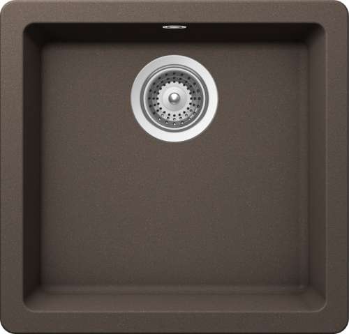 Мойка  Quadro 50 (N-100S) Cristalite,450x430, мокка