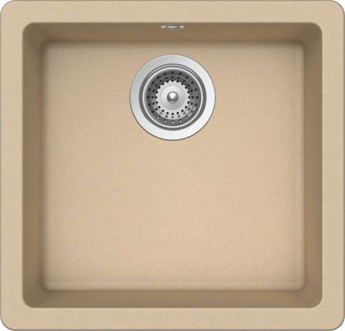 Мойка  Quadro 50 (N-100S) Cristalite, 450x430, лунный камень