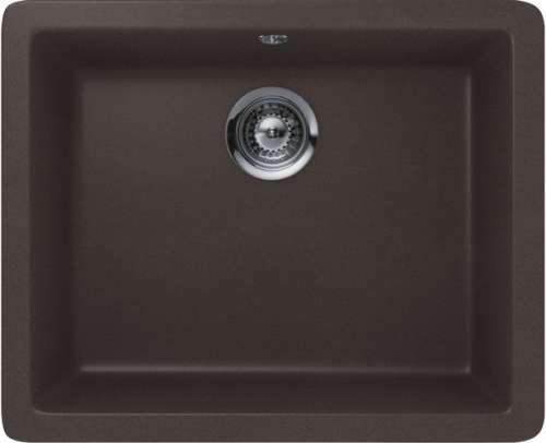 Мойка  Quadro 60 (N-100) Cristalite, 550x430, мокка