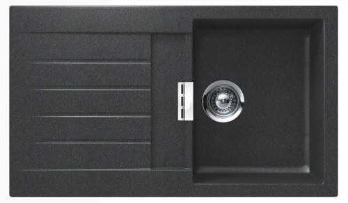 Мойка  Signus 45D (D-100) Cristadur, 860x500, магма