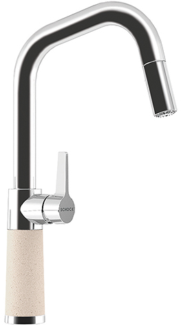 Смеситель (Schock) SC-530-D, Cristalite, хром/эверест