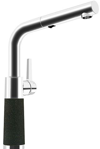 Смеситель (Schock) SC-540-D, Cristalite, хром/оникс