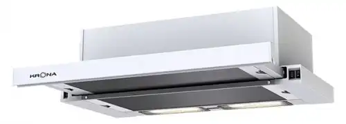 KAMILLA 600 WHITE (2 мотора) вытяжка кухонная